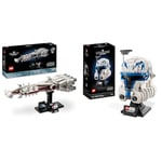 LEGO Star Wars Tantive IV Set, Collectible 25th Anniversary Starship Model Kit & Star Wars Captain Rex Helmet Set, The Clone Wars Collectible for Adults, 2023 Series Model Collection, Memorabilia