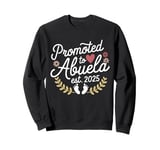 Promoted to Abuela 2025 Mothers Day First Time Mom Pregnancy Sweatshirt