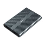 Qoltec - förvaringslåda - SSD, SATA, dual 2 x 2TB - M.2 NVMe Card / PCIe (NVMe) - USB-C 3.1 (Gen 2)