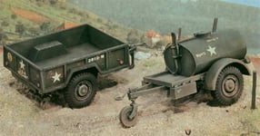 1:35 Italeri GAL.S TANK TRAILER AND M101 KIT IT0229  Modellino