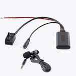 Bil AUX Bluetooth Audio Line Mikrofon för Ford Fiesta/Focus/S-Max