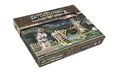 Battle Systems - Modular Fantasy Scenery - Perfect for Roleplaying and Wargames - Multi Level Tabletop Terrain for 28 mm Miniatures - Colour Printed Model Diorama - DnD Warhammer (Wizards Tower)