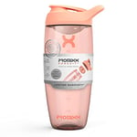 Promixx Pursuit Protein Shaker Bottle - Premium Shaker for Protein Shakes - Lifetime Durability, Leakproof, Odourless - 950ml / 32oz (Coral)