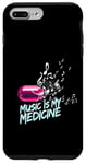 Coque pour iPhone 7 Plus/8 Plus Music is my Medicine for Music Lovers for a Music Lover