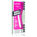 NYX Professional Makeup Zero To Brow Stencil Book skabeloner til øjenbryn 01 Thin 4 stk.