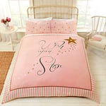 Rapport Home Wish Upon a Star Pink Double Bedding Set - Dreamy and Cozy Comfort for Your Bedroom