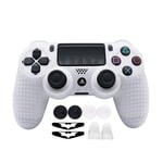 Blanche - Étui En Silicone Souple Antidérapant Pour Ps4 Slim Pro, Housse De Protection Pour Manette De Jeu, Accessoires