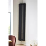 Anthracite Corner Vertical Radiator 2000mm (H) x 276mm (W) (Rome)