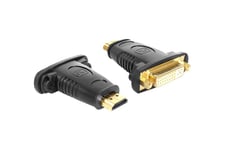 Delock Adapter HDMI male > DVI 24+5 pin female - videoadapter - HDMI / DVI