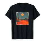 Desert With Red Sand Vintage Landscape Graphic T-Shirt