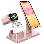 BENTOBEN Cell Phone Stand for Apple Watch, Charging Dock Phone and Watch Stand Holder for AirPods/AirPods Pro, iPhone 11/12/13 Pro/12/13 Pro Max, Apple Watch 5/4/3/2/1, iPad and Other Devices