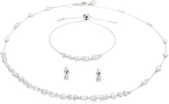 Swarovski 'Mesmera' WoMens Base Metal Set: Bracelet + Earrings + Necklace - Silver 5665877 Metal (archived) - One Size