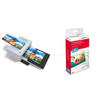 KODAK PD460 - Imprimante Photo 10x15 cm - Bluetooth & Docking - Blanc & Noir & AGFA Photo AMOC40 – Cartouche et papiers 40 Photos Format 10 x 15 cm (Compatible AGFA Photo Realipix Moments)