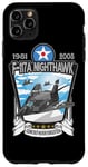 Coque pour iPhone 11 Pro Max Bombardier furtif américain F117 Nighthawk