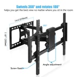 Full Motion TV Wall Mount Bracket 24 32 55 65 75 80 85 Inch LED LCD Tilt Swivel