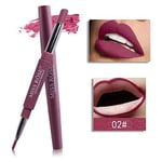 1pcs Double End Multi-function Durable Lip Liner Portable Waterproof Lip Liner Stick Pencil Lipstick Lip Gloss Great Gift for Women with Optional Type