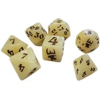 Steve Jackson Games Munchkin Polyhedral Dice Set (Tan/Brown)