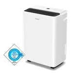 COMFEE' Dehumidifier 10L,Dehumidifiers for Home,Dehumidifier and HEPA Air Purifier,Quiet 39dB,APP Control,24 Timer dehumidifier,Continuous Drainage,Laundry Drying,Low Energy Consumption,Air Dryer Pro