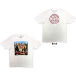 The Beatles Men's Sgt Pepper Vintage Print T-Shirt, White, Large