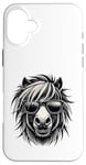 Coque pour iPhone 16 Plus Shetland Pony s Funny Shetland avec attitude