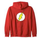 The Flash Distress T-Shirt Red Zip Hoodie