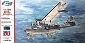 Atlantis-1/104 PBY-Catalina, US Navy Modèle en Plastique, AMCM5301