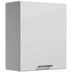 Tendencio - Lila - Meuble De Cuisine Haut 60 Cm 1 Porte Blanc Mate