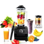 Homria-Appliance Blender Smoothie Maker, Multi-Function Blender, Food Grinder, Home Juicer, Two Size Cups, 2L, 3200W, 10 Adjustable Speeds, Comes with 6 Stainless Steel Blades, Up to 48000 RPM