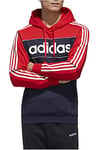 adidas M E Cb HD Swt Men's Hooded Sweatshirt, mens, Hoodie, GL7465, Scarle/Legink/Scarle, M