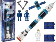 Leantoys Rymdmission Rymdraket Kosmonaut Cosmos 20 Ele.