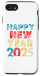 Coque pour iPhone SE (2020) / 7 / 8 Happy New Year 2025 Vintage Retro Kids Men Women Family