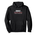 Cricket Game Sports Cricket Player Pullover Hoodie