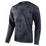 Troy Lee Designs Skyline Chill Long Sleeve Jersey - Tie Dye Charcoal / 2XLarge