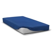 Fitted Sheet 90 x 190 + 30 cm with Blue Cap