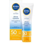 Nivea Sun UV Face Shine Control Cream Spf 50 50 ml