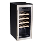 Baridi 18 Bottle Wine Fridge Cooler & Touch Control LED Light Stainless Steel