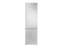 Bosch Serie | 4 KGN392LAF - Kylskåp/frys - bottenfrysskåp - bredd: 60 cm - djup: 66.5 cm - höjd: 203 cm - 363 liter - Klass A - rostfritt stål