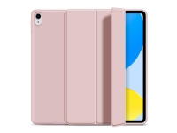 eSTUFF Denver - Vikbart fodral för surfplatta - polyuretan, mjuk termoplastisk polyuretan (TPU) - rosa - för Apple 10.9-inch iPad (10:e generation)