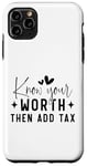 iPhone 11 Pro Max Inspirational Motivational Quotes Know Your Worth Case