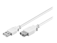 Goobay - Usb-Forlengelseskabel - Usb (Hunn) Til Usb (Hann) - Usb 2.0 - 30 Cm - Hvit