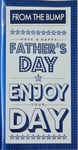 Happy Father's Day Card - From The Bump Father Daddy Dad To Be Unborn Baby