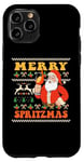 Coque pour iPhone 11 Pro Merry Spitz MAS X HO HO HOLY APEROLY XMAS SANTA Noël