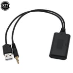 BMW E90 E91 E92 E93 auton Bluetooth 5.0 -äänivastaanottimelle USB + 3,5 mm Jack Radio Audio Adapter Universal AUX-IN AUX-kaapeli