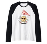 Ready To Die Funny Retro Cartoon Sun Sarcasm Retro Raglan Baseball Tee