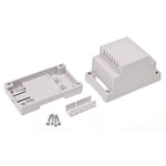 TRU COMPONENTS 4U65050907340 Boîtier pour rail de toit 53 x 89 x 65 ABS V0 Gris 1 ct TC-7910728 (L x l x H) 53 x 89 x 65 mm