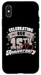 iPhone X/XS 15th Wedding Anniversary Celebrating 15 Years Matching Gift Case