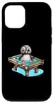 iPhone 12/12 Pro Billiards Penguin Hustler Pool Snooker Playing Pool Games Case