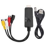 Joyzan Câble HDMI vers RCA, Audio Vidéo Adaptateur Mâle Femelle RCA vers HDMI Convertisseur de Composants 1080P HD Portable Câbles Composant pour TV Magnétoscope DVD HDTV Moniteur Projecteur