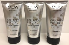 BL Olay Regenerist Collagen Peptide24 Cream Cleanser 5oz (80126)PK OF 3