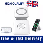 2in1 Magnetic Wireless Charger Foldable Mat Pad For Apple iPhone AirPods iWatch